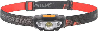 Intensity 155 Lumen Water Resistant LED Head Torch with Adjustable Beam Angle, Uses Single AA Battery