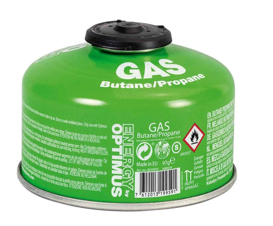 Optimus 100g Stove Fuel / Gas works with MSR / Jetboil etc