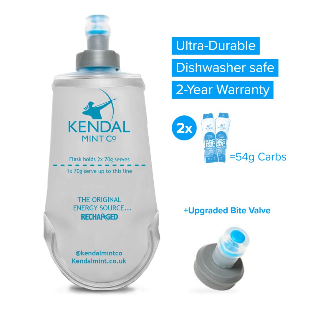 KMC NRG GEL+ Energy Gel Refill Pouch Mint Caffeine (10 x 70g Serves)