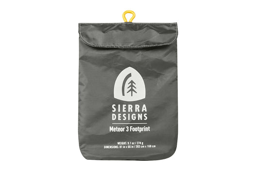 Sierra Designs Meteor 3-person tent footprint bag, dark gray with logo