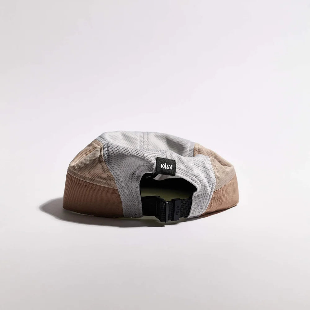 VÅGA Club Cap - Taupe / Neon Yellow / Light Grey