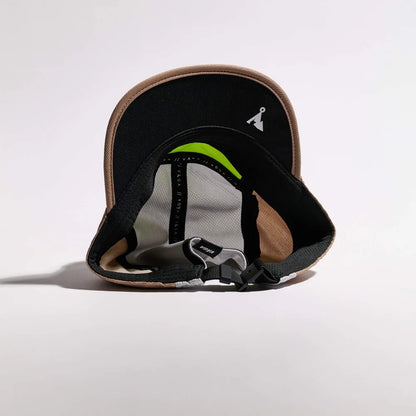 VÅGA Club Cap - Taupe / Neon Yellow / Light Grey