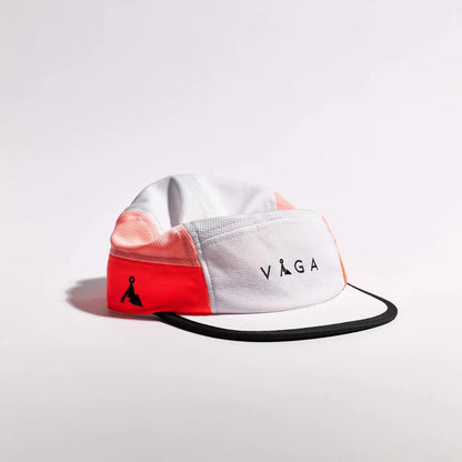 Color-blocked cap with 'VAGA' branding on a light gray background