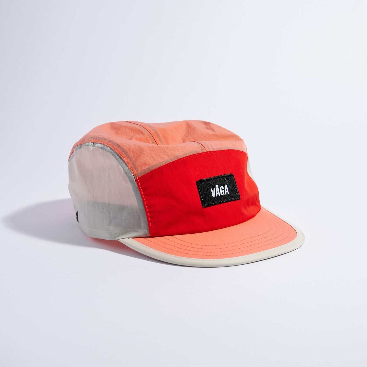 Two-tone Pacer cap with VAGA logo patch and curved brim